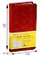 Записная книжка А6- 96л кл. "Granada" бордовая, иск.кожа, двойное ляссе, IN FOLIO — 242365 — 3