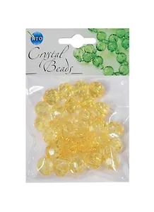 Набор бусин Кристальная игра Кристаллы светло-желтые (CRP134) (12мм) (упаковка)