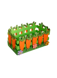 Корзина войлочная Морковь прямоугольная (003290)