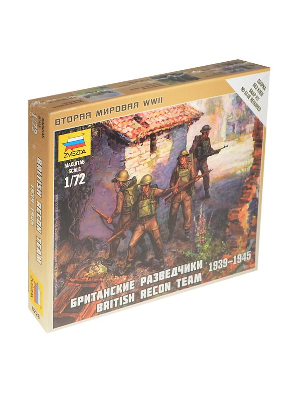 Сборная модель ЗВЕЗДА, Британские разведчики 1/72 6226 2421549 — 1