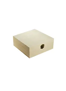 Шкатулка для росписи Матрешка квадратные (АМ2012-2) (11005802-2) (ср16х16х6,7) (дерево)