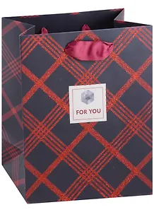 Пакет А5 23*18*10 "В клеточку" нейтр., бум.мат.ламинат 