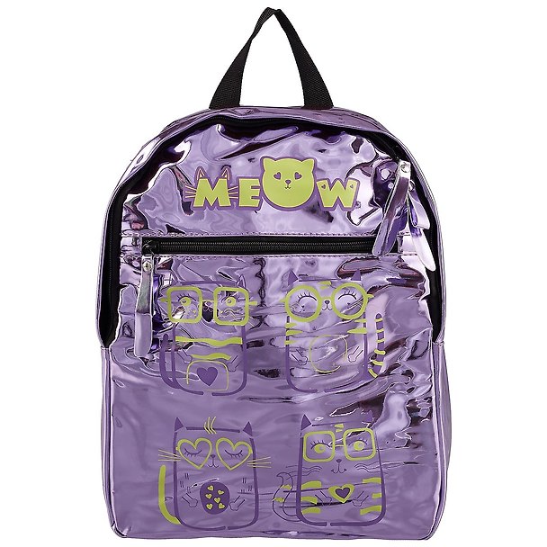 Рюкзак школьный «Meow», 1 отделение, кожзам, 36 см, Феникс+ 249575 — 1