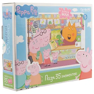Пазл Оригами 35эл MAXI Peppa Pig Сувенирная лавка 01548
