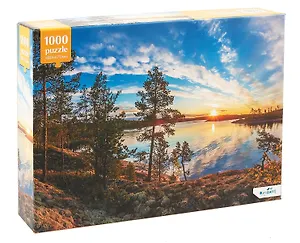 Пазл 1000 элементов "Восход над Ладогой" 480х670мм