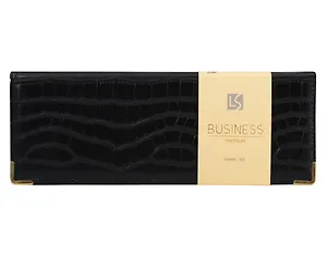 Планинг дат. 2026г. 56л "Business Premium. Impact" черный, 7Б, тв.переплет, настольный, иск.кожа, обл.поролон, евроспираль, съемный тонир.блок, мет.уголки, инд.уп