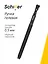 Ручка гелевая черная "Slider" 0,5 мм, soft touch, Schiller — 2996916 — 1