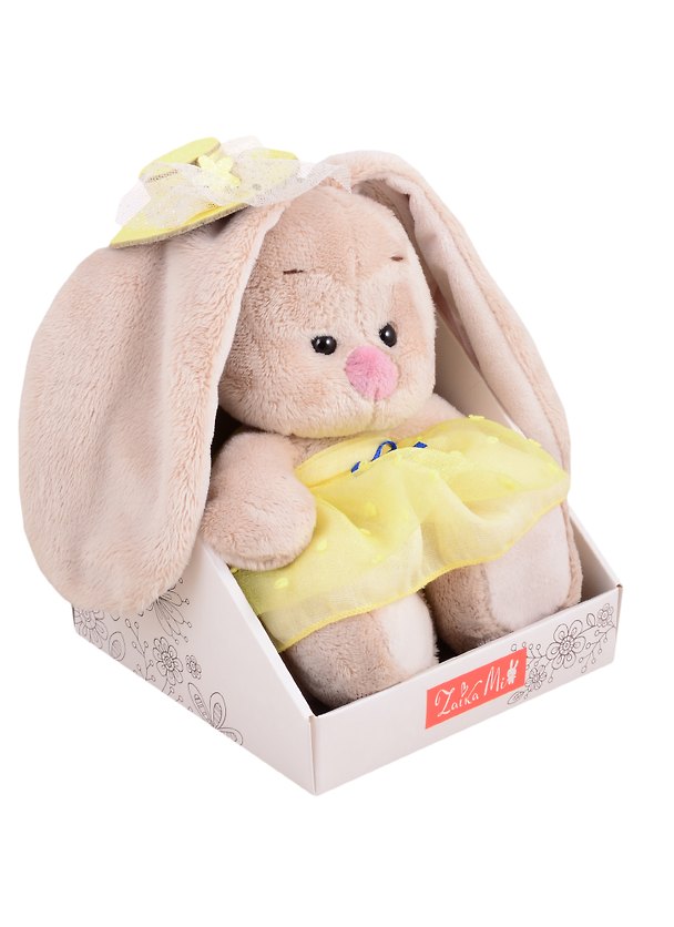 Игрушка мягкая Budi Basa, Зайка Ми в  желтом сарафане (15 см) (SidX-368) 2834889 — 1