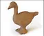 Фигурка из папье-маше объемная Гусь (мини) (AP122) (11,9х5,9х11,8см) — 2329134 — 1