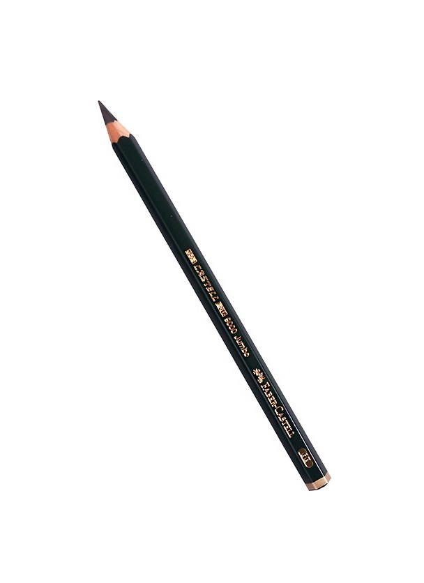 Карандаш ч/г Faber-Castell "Castell 9000 Jumbo" 6B, утолщенный 255911 — 1