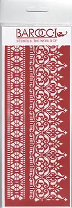Трафарет универсальный Кружевной край + мережка (ТУ-07) (8,5х23)