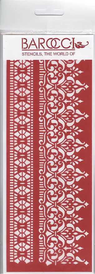 Трафарет универсальный Кружевной край + мережка (ТУ-07) (8,5х23) 2371423 — 1