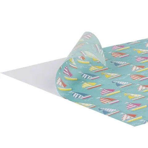 Цветная WASHI-бумага для декора ЛЕТО, 15х15см, самоклеящаяся, 12 листов, 6 дизайнов, ОСТРОВ СОКРОВИЩ, 661720 2804202 — 3