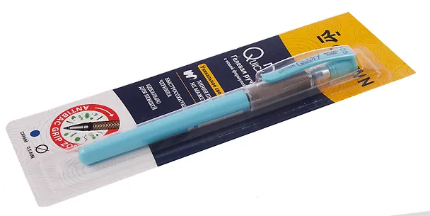 Гелевая ручка синяя, Quick Dry, Crown 3115972 — 3