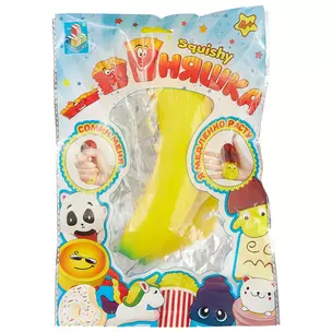 Игрушка-антистресс, 1TOY/Вантой, мммняшка squishy (сквиши), банан w30/7/19/4 — 2660878 — 1