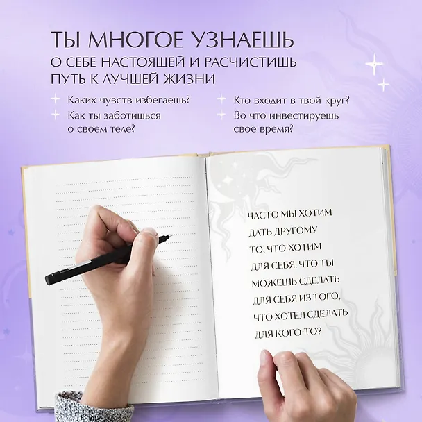 Ежедневник недатированный «Вопросы к себе. Дневник от Юлии Ивлиевой» А5, 60 листов, Эксмо 3048835 — 5