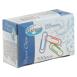 Скрепки «Centrum», 28 мм, 100 штук