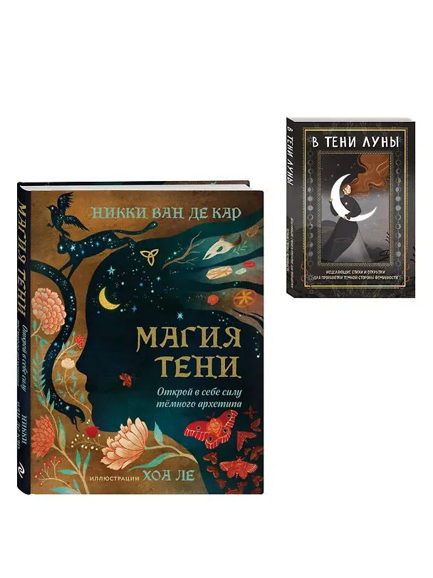Книга Комплект: Магия тени. Открой в себе силу тёмного архетипа + В ТЕНИ ЛУНЫ. Исцеляющие стихи и открытки для проработки темной стороны феминности (Никки Ван де Кар, Баира Буваева) — 4
