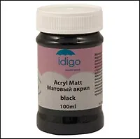 Матовый акрил black (100мл) (da2119) 2340443