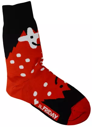 Дизайнерские носки St.Friday Socks, красный — 2558983 — 1