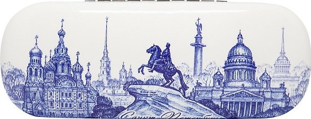 Чехол для очков Санкт-Петербург, гжель 2912494 — 1