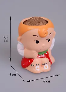 Сувенир растущая травка Ангелочек (7,5 см) (611224)