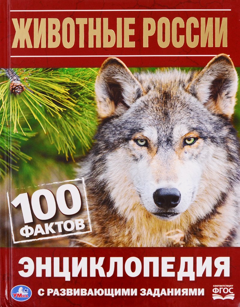 

Животные россии. 100 фактов