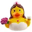 Игрушка для ванной, уточка резиновая FUNNY DUCKS "Уточка Невеста" (1968) — 2670369 — 2