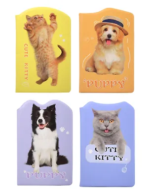 Книга для записей А5 96л "Animals" тонир.блок, ПВХ-обл, ассорти 3103015