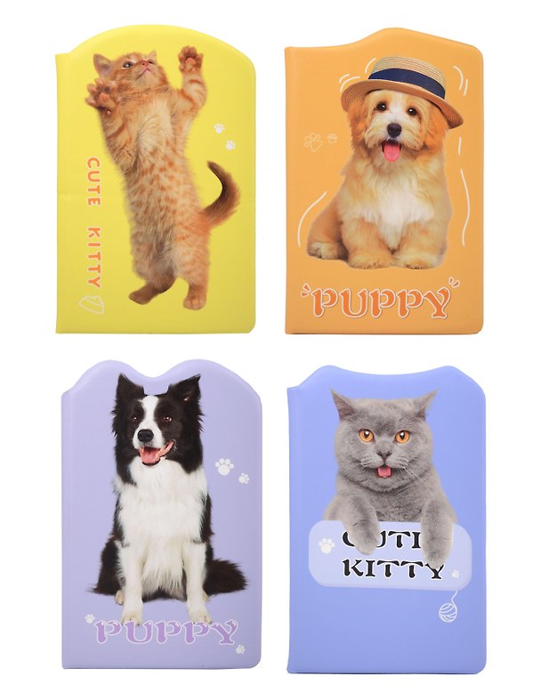 Книга для записей А5 96л "Animals" тонир.блок, ПВХ-обл, ассорти 3103015 — 1