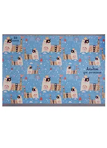 Альбом для рисования Unnika, "Королевские коты", А4, 20 листов, на скрепке