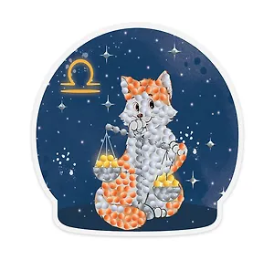 Набор для творчества. Кристальная (алмазная) мозаика ФРЕЯ "Магнит. Знаки зодиака. Весы"