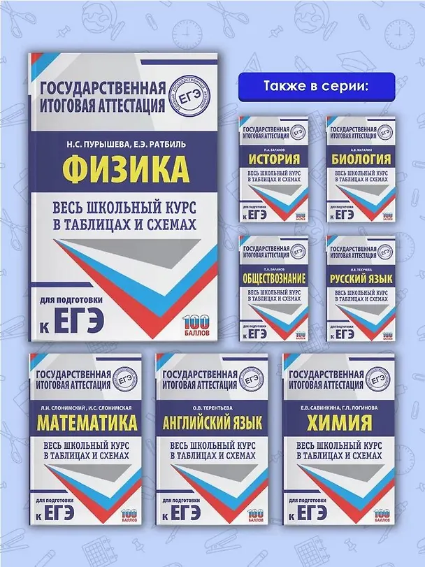 Книга ЕГЭ. Физика. Весь школьный курс в таблицах и схемах для подготовки к единому государственному экзамену (Наталия Пурышева) — 6