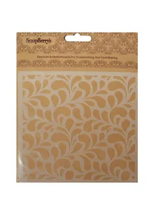 Трафарет Лепестки (SCB53100005) (15,2х15,2см) (толщина 0,31мм) (упаковка)