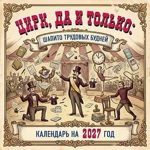 Цирк, да и только: шапито трудовых будней. Календарь настенный на 2027 год (300х300 мм) 3174742