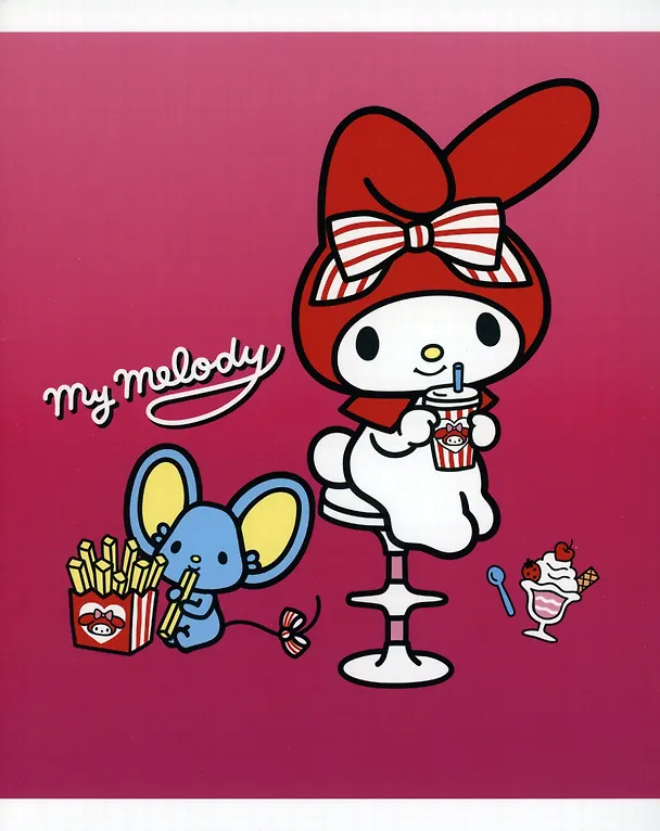 Тетрадь общая «Kuromi + MyMelody + HK» в ассортименте, 48 листов в клетку, A5 - Kuromi 3037579 — 3