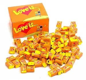 Жевательная резинка Love is/Лав из... Ананас/Апельсин в асс.""