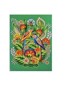 Тетрадь А4 80л кл. "Catalina Estrada" твин УФ-выб.лак, ассорти, Academy Style