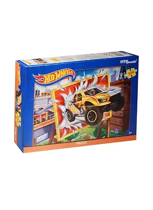 Пазл Mattel Hot Wheels Step puzzle 104эл. 23х33см 2516394