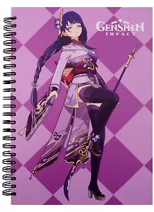 Скетчбук "Raiden" Genshin Impact, А5, 60 листов
