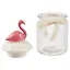 Баночка стекло с керамической крышкой Фламинго розовый (7,5х16) — 2619169 — 2