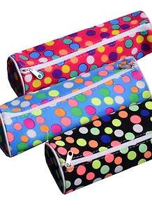 Пенал-тубус "Шарики", ткань, ассорти