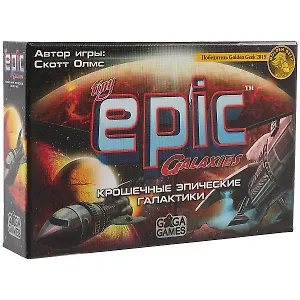 Настольная игра GaGa Games "Крошечные Эпические Галактики" 18*4*12 картон, дерево коричневый GG105