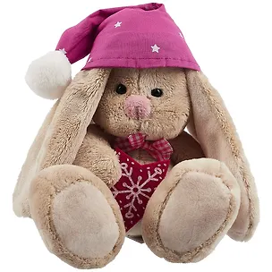 Мягкая игрушка Зайка Ми в сиреневом колпачке (15 см) (SidX-351) 2882160
