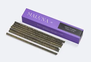 Магические черные свечи с полынью Maluna (7шт) (Очищение от негатива) (2031)