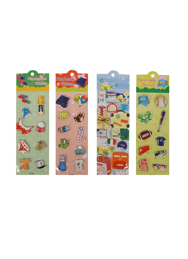 Наклейки объемные Handmade sticker в ассортименте (wyTZ) (21*7см) (упаковка) 2422504 — 1