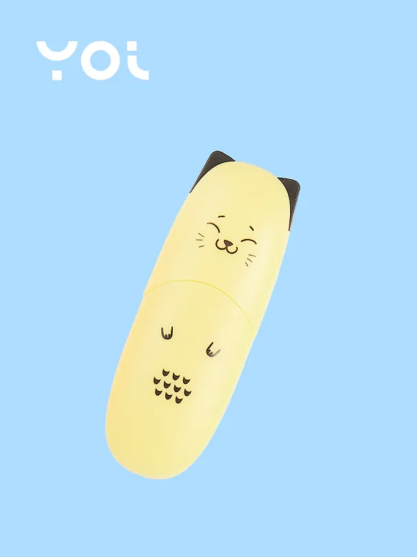 Текстовыделитель «Ушки» желтый, Yoi 3035459 — 2