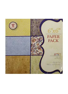 Набор бумаги для скрапбукинга 15*15см, 12 листов, Орнамент 2 (11-22345-3)