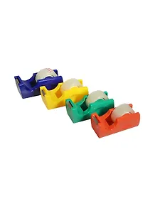 Лента клейкая 19м*20м прозрачная, пластик. диспенсер, ассорти, Centrum