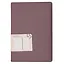 Ежедневник недат. А5 136л "MAPLE" серо-фиолетовый, 7Б, иск.кожа, обл.поролон, тв.переплет, тонир.блок, скругл.углы, ляссе, инд.уп — 3114915 — 3